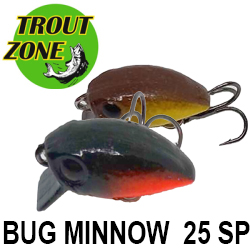 Trout Zone BuG Minnow 25 SP