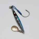 Лепесток Hearty Rise Valley Hunter Spinning Sequin №1 с вертлюгом, silver