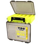 Коробка для приманок Vido Craft VD-2016 Revers Box, желтая, размер 20.3х17.3х4.7см