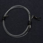 Готовый монтаж Korda Dark Matter Leader №8 Ring Swivel 50см Clear 40lb