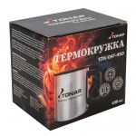 Термокружка 450ML с пластиковой крышкой Tonar T.TK-047-450
