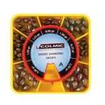 Набор грузил-оливок Colmic Short Diamond Box A (POMA01A)