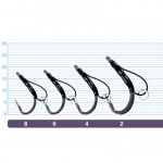 Крючок Owner Carp Taff D-Rig w/CT-1 teflon №6 4шт