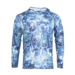 Футболка FHM "Mark Hoodie" Принт голубой XS