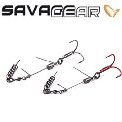 Savage Gear SS Corkscrew Stinger Red + Bn