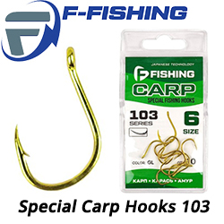 F-Fishing Special Carp Hooks 103