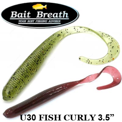 Bait Breath U30 Fish Curly 3.5"