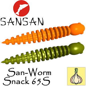 Sansan San-Worm Snack 65S, Чеснок