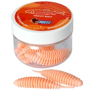 Силиконовая приманка Brown Perch Trout Lump 50mm цвет FS604