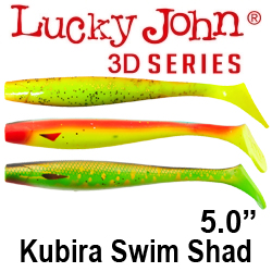 Lucky John 3D Series Kubira Swim Shad 5"