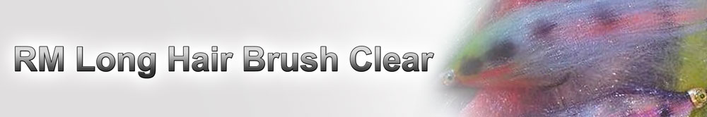 RM Long Hair Brush Clear 