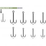 Крючки двойные Kumho KH-11040 (10шт/уп) (#2/0)