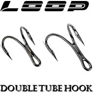 Loop Black Nickel Double Tube Hook