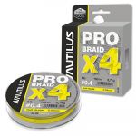 Шнур Nautilus Pro Braid X4 Fluo Yellow d-0.09 2.7кг 6lb 150м