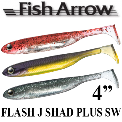 Fish Arrow Flash J Shad 4" Plus SW