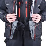 Костюм-поплавок мужской зимний ХСН "Angler prosport", hardguard, черный (красные молнии) (58-60/188)