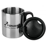 Термокружка 400ML с пластиковой крышкой Tonar T.TK-033-400