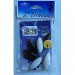 Стопоры Mikado Trout Campione Float Football д.13*32мм ( 6шт.) пенопл., овальные (Арт.ATC-S03-13X32)