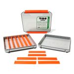 Коробка для приманок Vido Craft VD-2029 Open Door Box Orange Polarized Black, размер 25.5х19.5х3.5 см