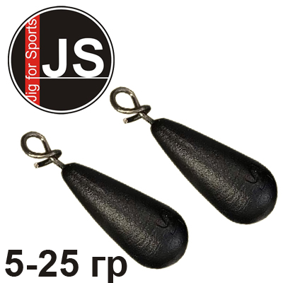 JS Jig Stinger Drop Черный