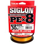 Плетёный шнур Sunline Siglon PEx8 Orange 300m #1.2/20LB