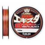 Плетёный шнур Sunline PE Egista x8 150m #0.6/4.5kg