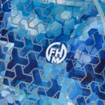 Футболка FHM Mark Hoodie V2 Принт голубой/мятный р.S