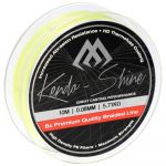 Плетеный шнур Mikado Kendo Shine 8-x HDPE 150m Yellow 0.12mm /9.62kg