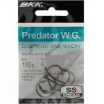 Крючок одинарный с защитой BKK PREDATOR W.G. Weedless (A-ES-8361) #2 (5шт)