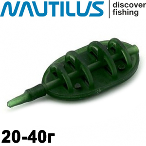 Nautilus InLine Method Feeder Flat Green