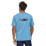 Футболка Patagonia M's Fitz Roy Fish Organic T-Shirt LBFT, S