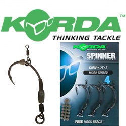 Korda Spinner hook sections Kurv
