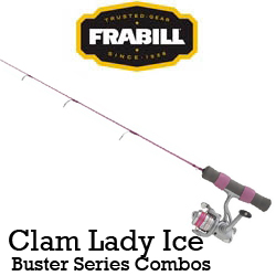 Frabill Clam Lady Ice Buster Series Combos (удочка + катушка)