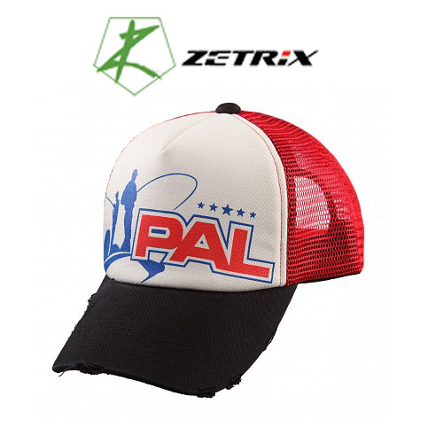 PAL Cap PC-1601 Black Beak, Red Mesh