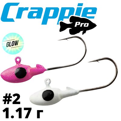 Crappie Pro Mo Glo Jig 1/24 oz