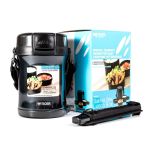 Термос для еды с контейнерами Tiger LWU-A171 Charcoal Gray (цвет угольно серый)