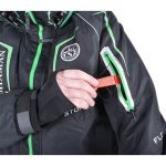 Костюм-поплавок мужской зимний ХСН "Angler prosport", hardguard, черный (зеленые молнии) (56-58/188)
