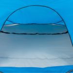 Палатка зимняя автомат Premier Fishing 1,8*1,8 бело-голубая, дно на молнии (PR-D-TNC-038-1.8)