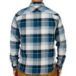 Рубашка Simms Dockwear Cotton Flannel, Mahogany Red Plaid, L