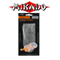 Пакеты ПВА Mikado округлые, с затяжкой и отверстиями