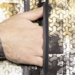 Куртка FHM "Pharos" Принт серо-оранжевый 4XL