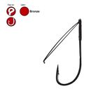 Крючок Gamakatsu Worm Wireguard BRZ №2/0 (4шт.)