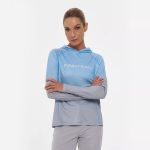 Лонгслив женский Finntrail Venus Hood W 6621 LightBlue (L)