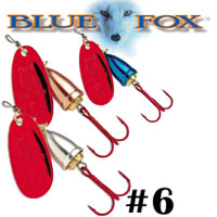 Blue Fox Vibrax Classic Bleeding #6 (BFRH6)
