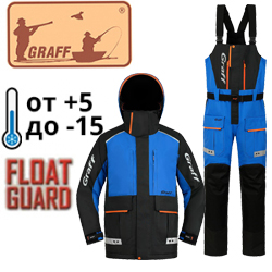 Graff 215-О-В-15 (поплавок, до -15 гр., Bratex 8000, сине-черный)