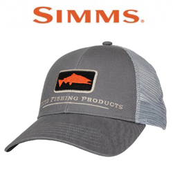 Simms Salmon Icon Trucker, Slate