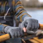Перчатки Simms Wool 1/2 Finger Glove, Steel, S/M