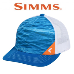 Simms 5-panel Trucker Cap Water Electrc Blue