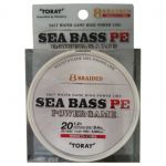Шнур PE Toray Sea Bass Power Game 100м White #1.5 (11.4 kg.)