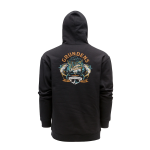 Толстовка Grundens Displacement DWR Hoodie Tuna Tattoo, Black, L